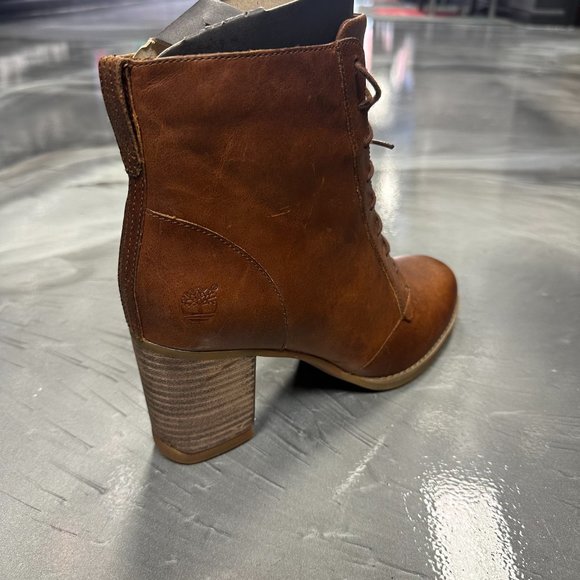 *SALE* Timberland Atlantic Heights Chukka Ankle Bootie-Brown Leather - Picture 2 of 4